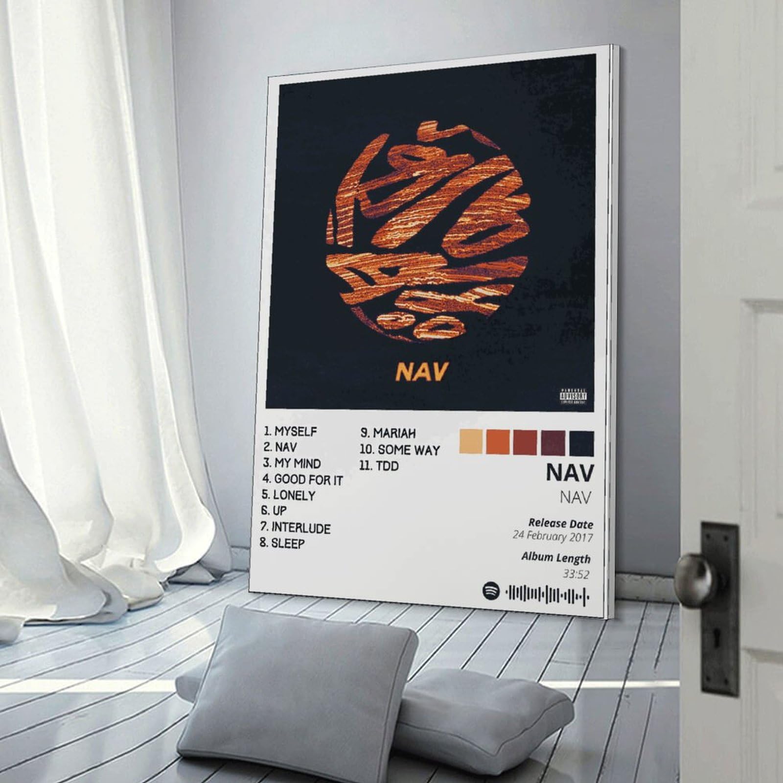 Amazon.com: Nav Album Cover Canvas Poster Print Music Posters for